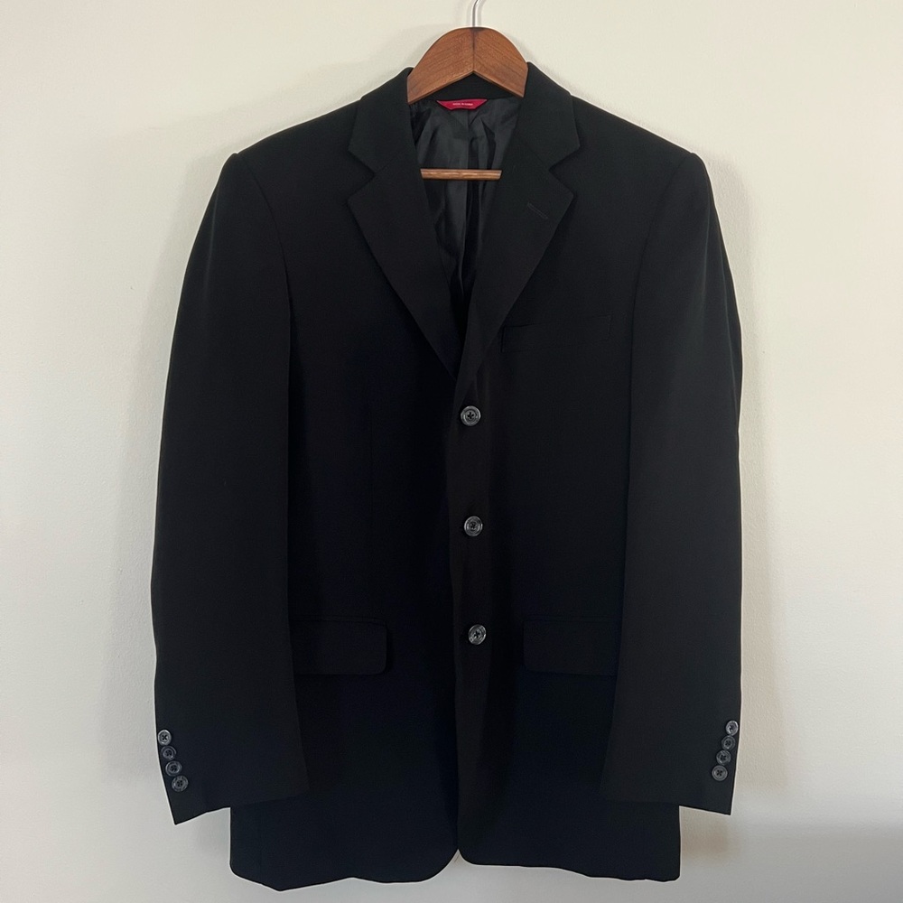 Public Notice Men Black Suit Size Small